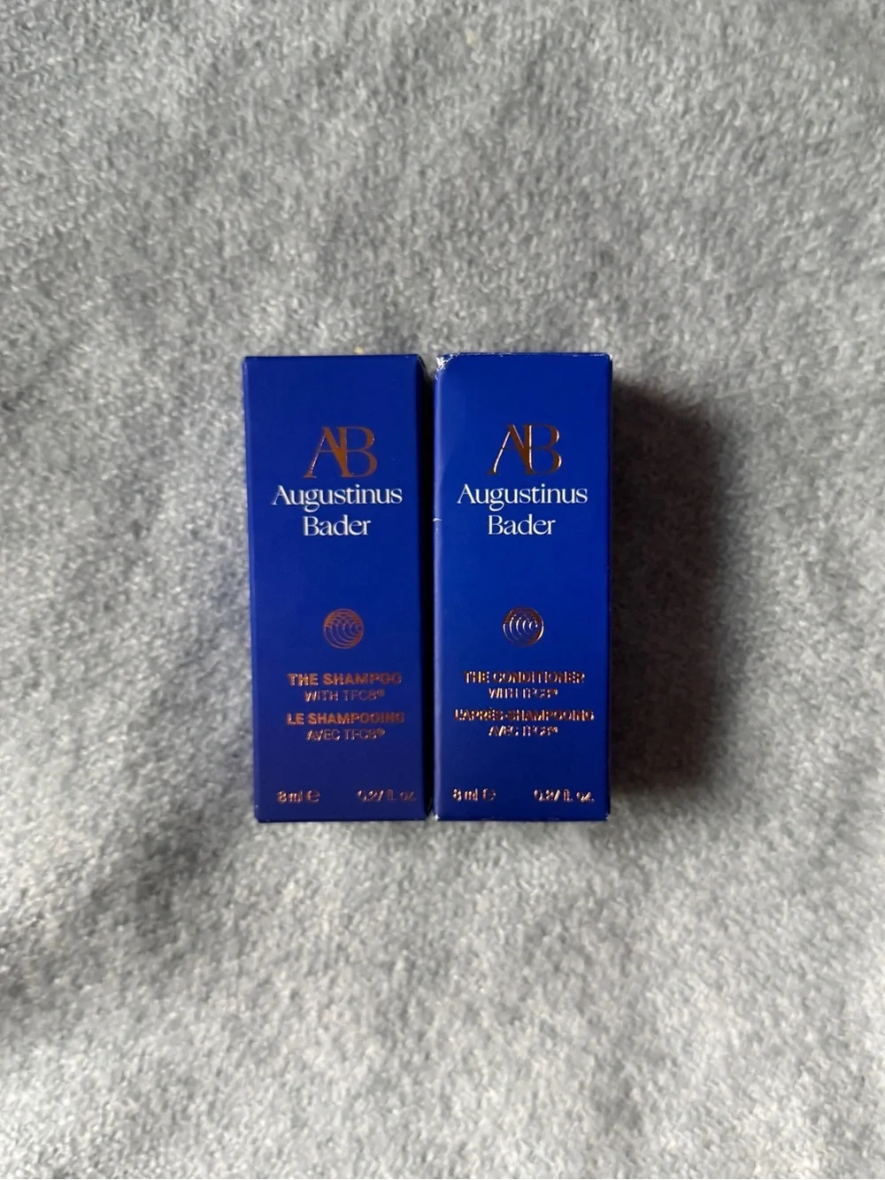 Augustinus Bader Blue Travel Shampoo & Conditioner Duo